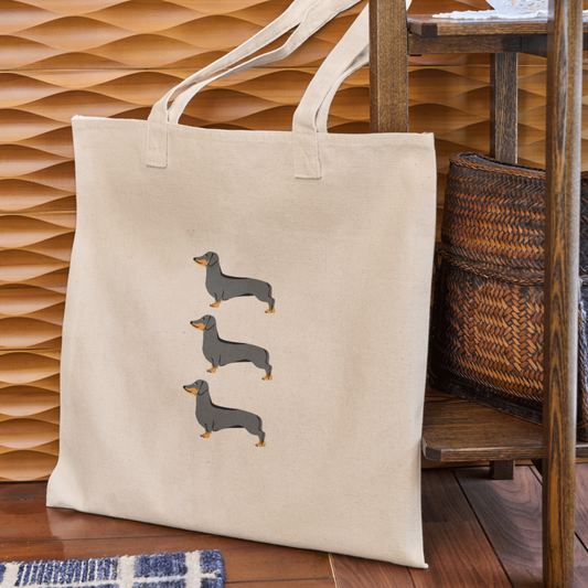 Miniature Schnauzer Dog Tote Bag - Organic, Eco-Friendly, Reusable Tote for Pet Lovers