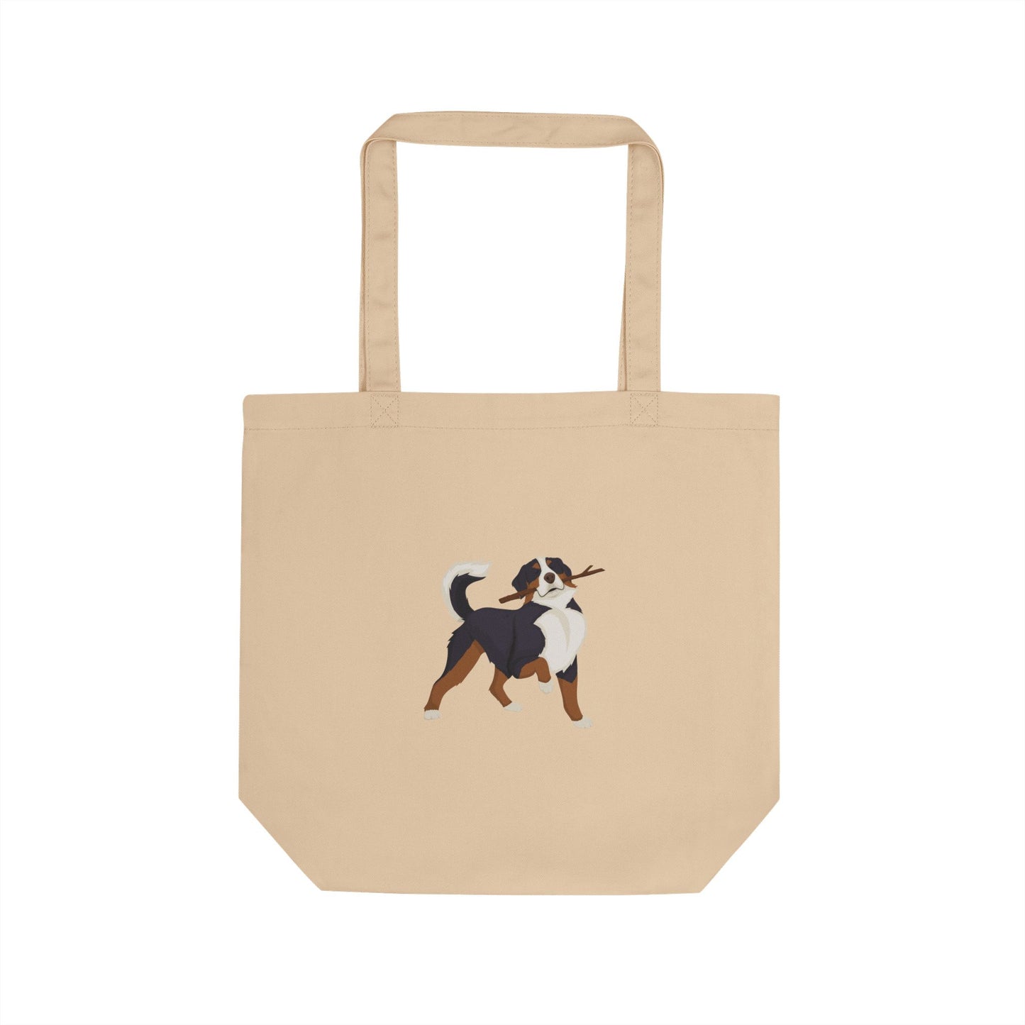 Bernese Mountain Dog Tote Bag – Organic Cotton Canvas, Eco-Friendly Reusable Dog Lover Tote