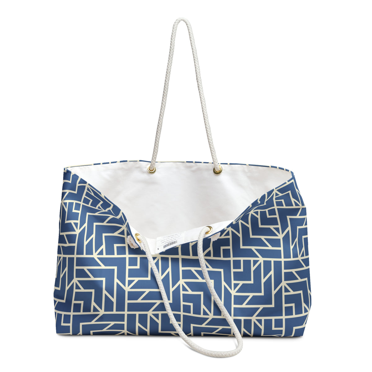 Geo Blue carryall bag for weekend and overnight travel